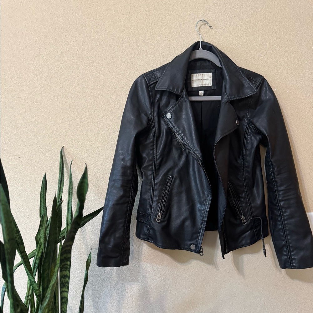 Lucky Brand Vegan Leather Jacket